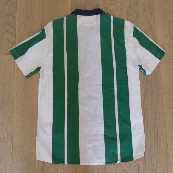 Kronstadt Casual Vertical Stripes Medium/Large Button Up Short Sleeve Shirt - Picture 3 of 3